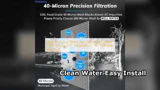 Фильтр для воды для всего дома, простая установка