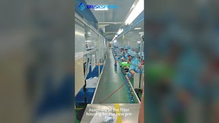 Сборка корпуса фильтра для нового фильтра предварительной очистки