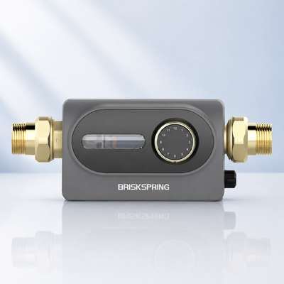 Фильтр для всего дома BriskSpring HZ-D, 40 микрон, осадочный предварительный фильтр с расходом 7 м³/ч и поворотом на 360 градусов