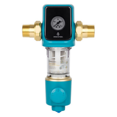 Предварительный фильтр для осадка, не содержащий BPA, с конструкцией обратной промывки сифоном для домашнего использования