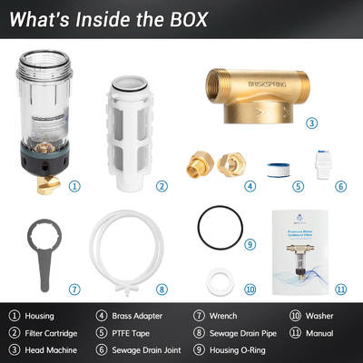 Высококачественный многоразовый фильтр от осадков от отмывания с двусторонним скреблением глубокой очистки для использования во всем доме