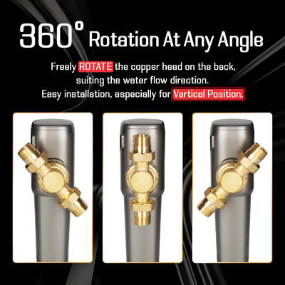 NSF Certified Full Automatic Water Pre Filter with 900psi Pressure Resistance and 60 Bar Pressure Resistance