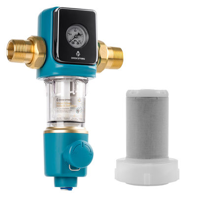 Премиум 40 микронов осадочный предфильтр с BPA свободным авто-отмывающим скребком для домашнего использования