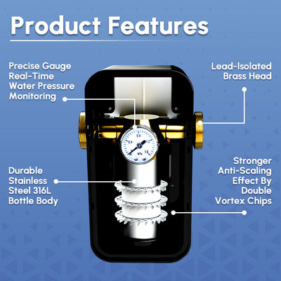 Антибактериальный удалитель накипи для воды с технологией SAAS для домашнего использования