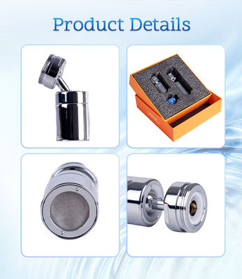 Поворотный на 360° удлинитель крана с микро-нанопузырьками со ста миллиардами пузырьков на литр и диаметром пузырьков 0,001-0,1 мм для высокоэффективной глубокой очистки