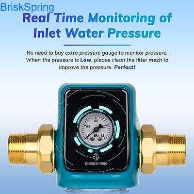 Предварительный фильтр для воды 3/4 дюйма с расходом 5 т/ч и самоочищающейся конструкцией для домашнего использования