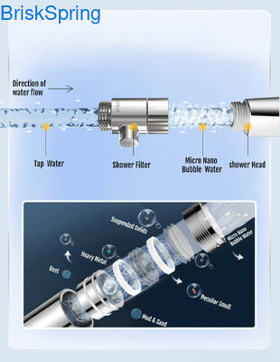 Physical Sterilization Healthy Assurance Micro Nano Bubble Generator for Shower