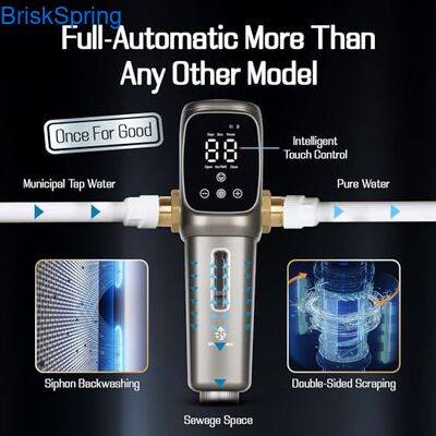 316L Stainless Steel Mesh Water Pre Filter with 6T/H High Flow and Smart Touch Control