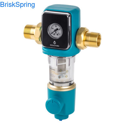 Легкий предварительный фильтр для воды для всего дома с антиблокировочной структурой из нержавеющей стали пищевого качества и скоростью потока 22 GPM