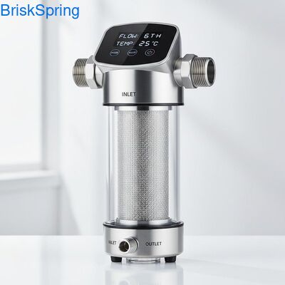 Высокий поток 6T H 316L Нержавеющая сталь сетка предварительный фильтр воды для всего дома с сенсорным управлением
