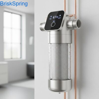 Высокий поток 6T H 316L Нержавеющая сталь сетка предварительный фильтр воды для всего дома с сенсорным управлением