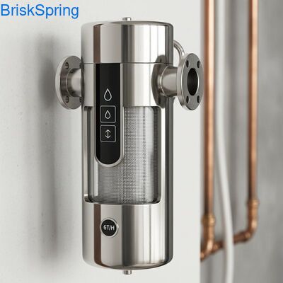 Высокий поток 6T H 316L Нержавеющая сталь сетка предварительный фильтр воды для всего дома с сенсорным управлением