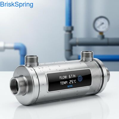 Высокий поток 6T H 316L Нержавеющая сталь сетка предварительный фильтр воды для всего дома с сенсорным управлением