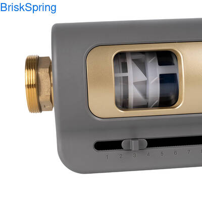 40/100 Microns Whole House Spin Down Sediment Filter with Dual Filtration System and Self-Cleaning Feature