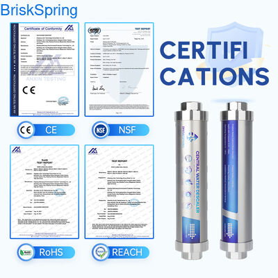 Maintenance-Free Eco-Friendly Whole House Water Descaler with 10,000 Gallons Capacity for Limescale Prevention
