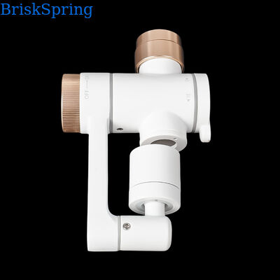BriskSpring JP-002 Rose Gold Micro-Nano Bubble Faucet Filter with 360° Swivel Aerator and Replaceable Cartridge