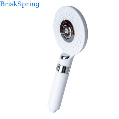 Ручной душ BriskSpring с микро-нанопузырьками и 3 режимами распыления, водосберегающий, из нержавеющей стали SUS304