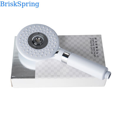 Ручной душ BriskSpring с микро-нанопузырьками и 3 режимами распыления, водосберегающий, из нержавеющей стали SUS304