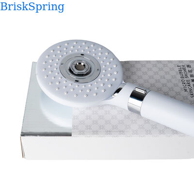 Ручной душ BriskSpring с микро-нанопузырьками и 3 режимами распыления, водосберегающий, из нержавеющей стали SUS304
