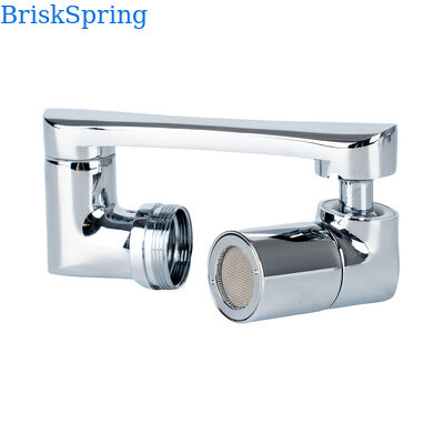 1440° Multi-Joint Rotating Micro Nano Bubble Faucet Aerator with Gas-Liquid Cutting Technology