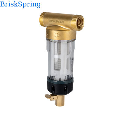 40 Micron Filtration Water Pre Filter with Food Grade SS316L Mesh and Reusable Design Spin Down Sediment Filter