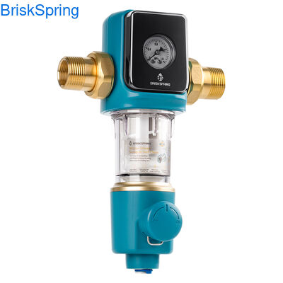 Легкий предварительный фильтр для воды для всего дома с антиблокировочной структурой из нержавеющей стали пищевого качества и скоростью потока 22 GPM