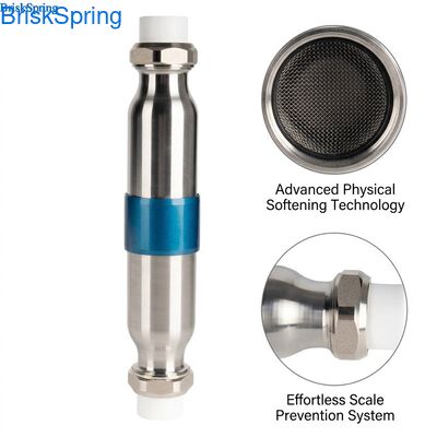 Усовершенствованная технология физического умягчения. Сертифицированное NSF RoHS REACH средство для удаления накипи с воды для высококачественного, экологически чистого домашнего использования.