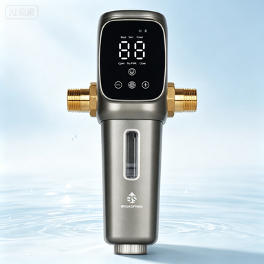 Полностью автоматический предварительный фильтр для воды для всего дома с фильтрацией точностью 40 микрон и сеткой из нержавеющей стали SUS 316L