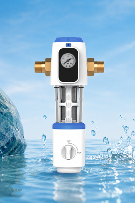 Фильтр предварительной очистки BriskSpring N1-2C-BS для всего дома, с фильтрацией 40 микрон и сеткой из нержавеющей стали SUS316L